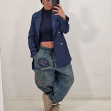 LORIS blue trench coat