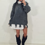 Maxi Pull CLAIRE smoke