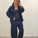 Camicione ARYA blu scuro