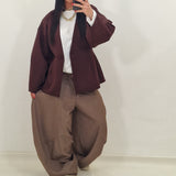 Penelope burgundy blazer