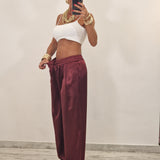 Pantalone LUNA bordeaux
