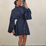 Abito di jeans TRENDY blu scuro