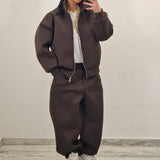 Coordinato/Tuta MECY marrone