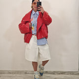 Chiodo in ecopelle SETH rosso