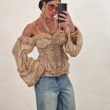 Coordinato HIRA marrone