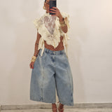 Bermuda in denim NEYMAR blu chiaro