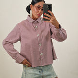 Camicia STELLA righe blu