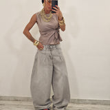 Jeans LESLEY grigio