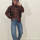 Giubbino Indy marrone