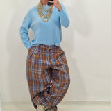 BERLIN checked trousers