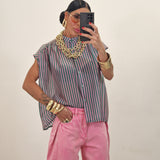 Camicia VEGAS rosa righe