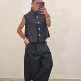 Camicia SWAROVSKI nera
