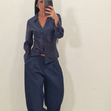 Pantalone Step  blu