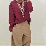 Maxi felpa BEA bordeaux