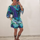 Coordinato HIRA blu