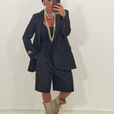Coordinato Dafne nero