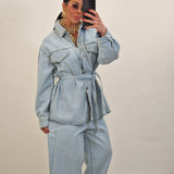 Camicione ARYA blu chiaro