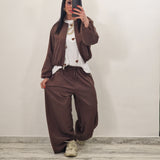 Coordinato SINGAPORE marrone