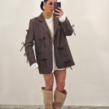 Blazer FLOCK marrone