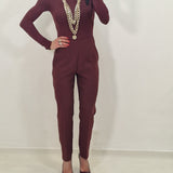 DAMY burgundy bodysuit