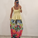 Pantalone AMAREA floreale