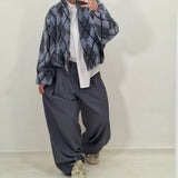 BRANDO grey checked jacket