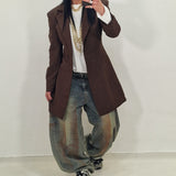 Blazer SMOOK marrone