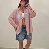 Camicia CANDY righe rossa