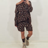 Coordinato Marlyn marrone