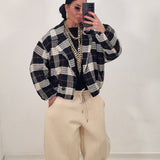 VICKY black and white coat