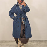 Trench VICTORIA in denim