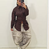 Camicia Samira marrone