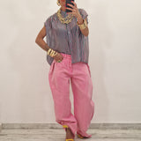 Camicia VEGAS rosa righe