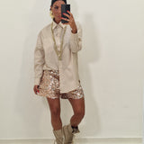 Pantaloncino Paris oro