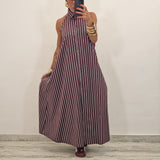 Camicione STACY righe bordeaux
