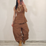 Coordinato di jeans LAYLA bruciato