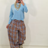 BERLIN checked trousers