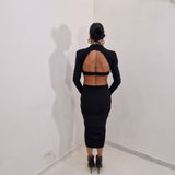 MARSEILLE black dress