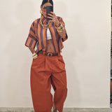 Camicia VIKY coccio e viola