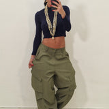 Pantalone CHIARA verde militare