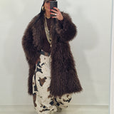 ESMERALDA brown eco fur