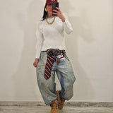 Pantalone effetto jeans MUSE
