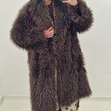 ESMERALDA brown eco fur