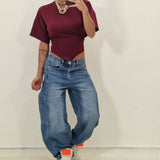 T-shirt Tropea bordeaux