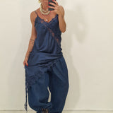 Canotta Lunga Miami blu