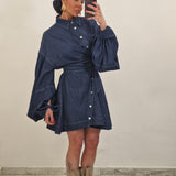 Abito di jeans TRENDY blu scuro