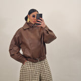 Jacket in ecopelle BONNY