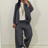 Coordinato Asia grigio