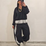 Coordinato tuta BLISS  LUMINA nero