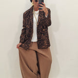 Blazer over  Swami leopardato